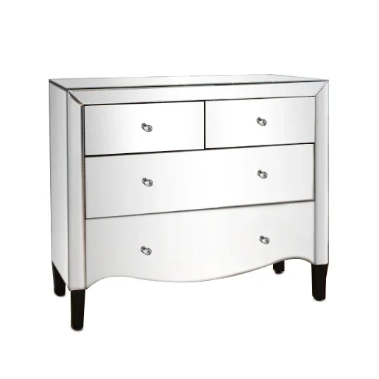 bedroom mirrored furniture wholesale 2 drawer nightstand mirror bedside table