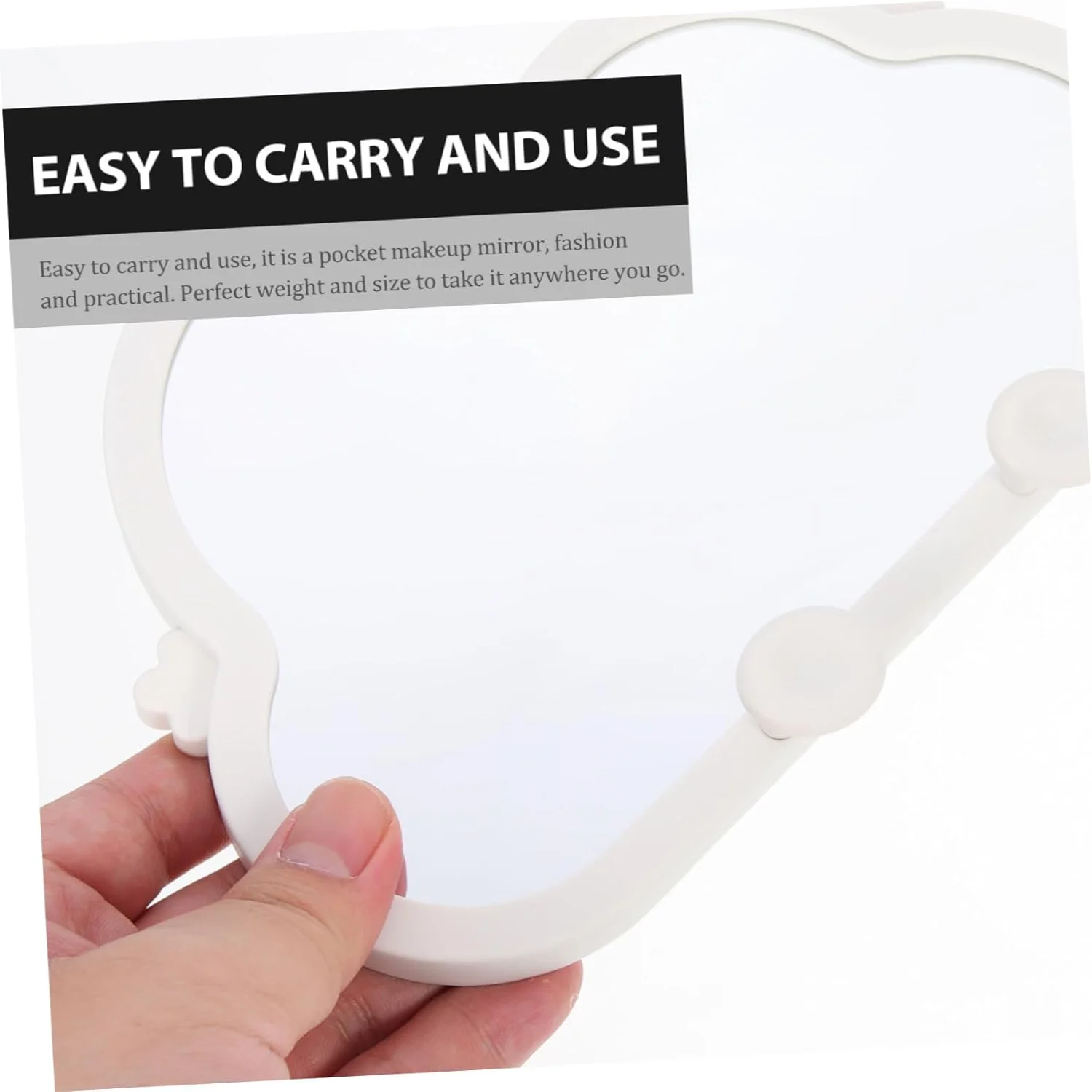 Locker Accessories 2pcs Beauty  Portable Vanity  Countertop Dressing   Vertical Dining Table Abs White White Cloud  Nursery