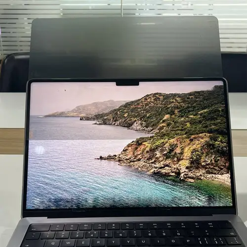 Imagen 2 del producto Protector de pantalla de privacidad para ordenador portátil, filtro de protección de privacidad para ordenador portátil, película antifisgones, Protector antideslumbrante extraíble