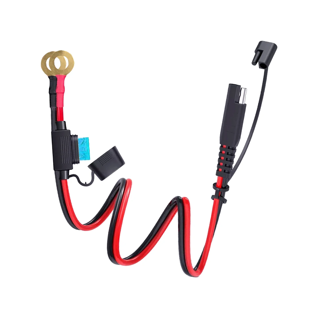 16AWG SAE к уплотнительному кольцу, соединительный кабель для зарядки аккумулятора, шнур-адаптер 12 В 24 В 16AWG SAE к уплотнительному кольцу, соединительный кабель для зарядки аккумулятора, шнур-адаптер 12 В 24 В