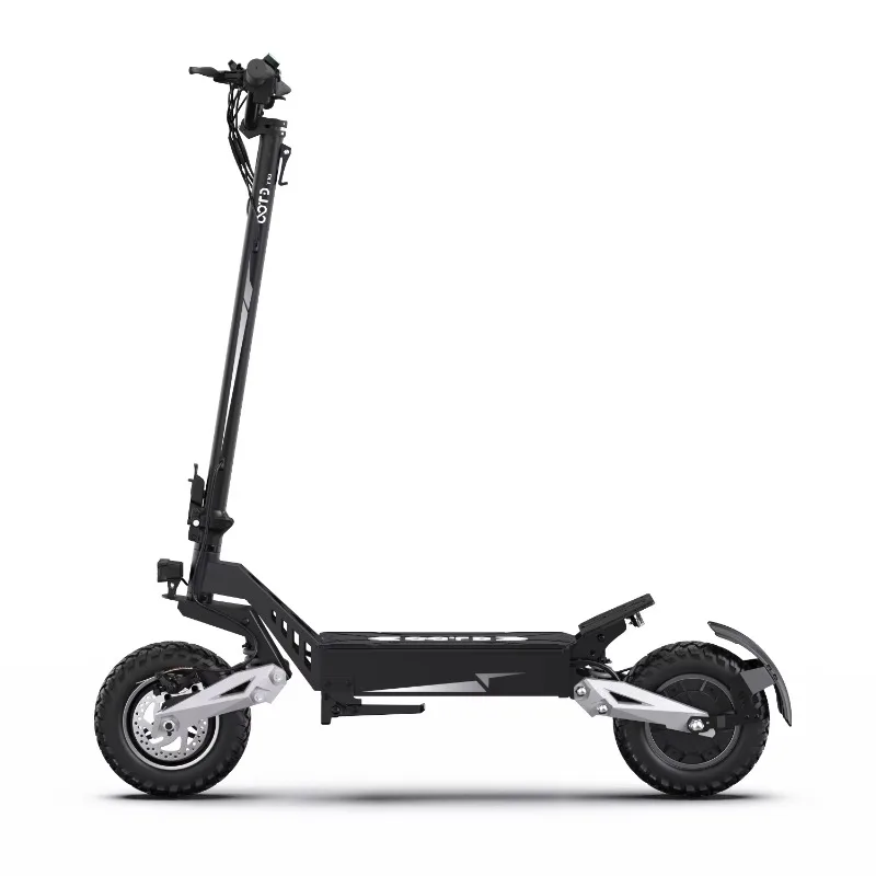 E-Scooter OOTD T10 900W piekvermogen 48V13/18Ah accu LED-scherm Elektrische scooter voor volwassenen 11 inch off-road band Draagbare e-scooter - afbeelding 2