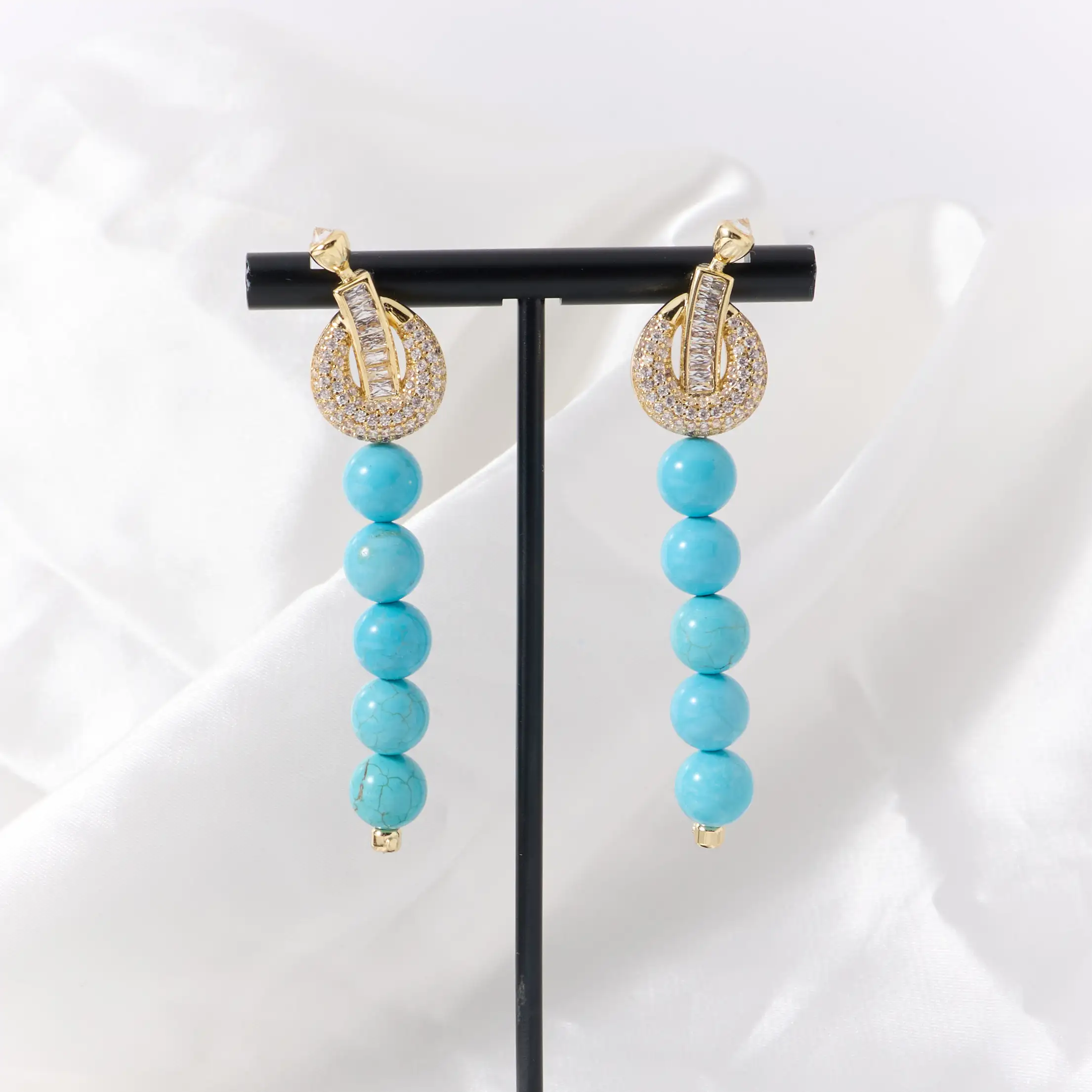 

Женские серьги с бусинами «сделай сам», уникальные украшения ручной работы для повседневной носки, аксессуары для церемонии и вечеринки 015878E