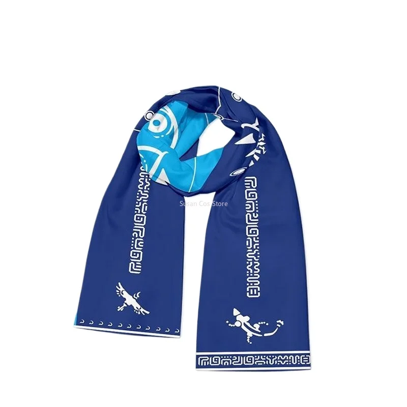 لعبة لينك وشاح أسطورة زيلدا بريث وايلد كوسبلاي دافئ للخريف والشتاء وشاح شال إكسسوارات هدية عيد الهالوين