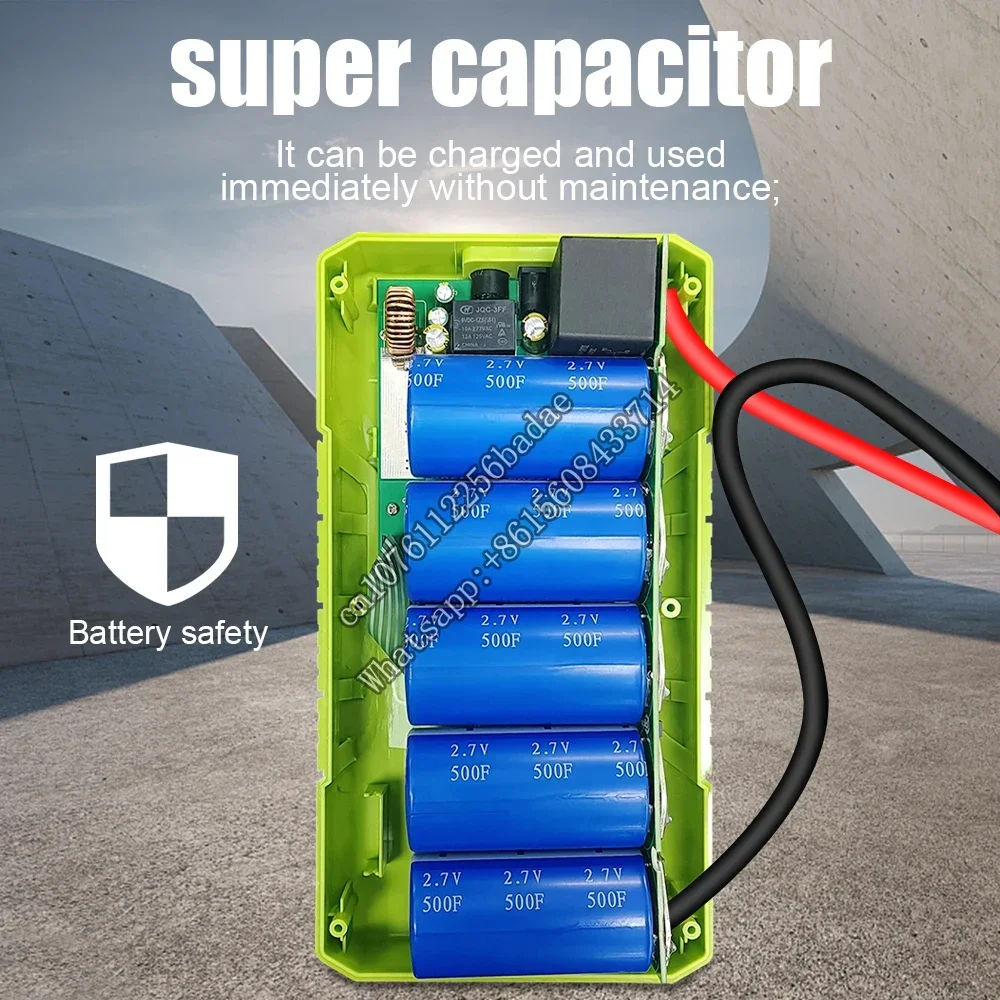 JDiag SC-400 Super Capacitor Car Jump Starter Fast Charge emergency starter Power Bank