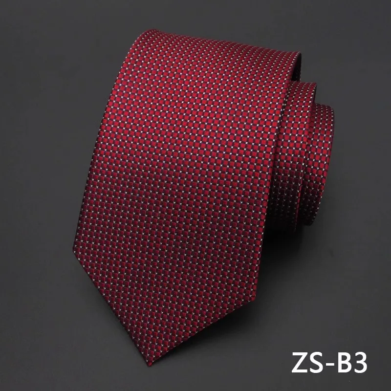 High Quality Wine Red Geometric Pattern 100% Silk Men's Tie Fashionable Business Banquet Shirt Accessory 9cm Wide Silk Cravat