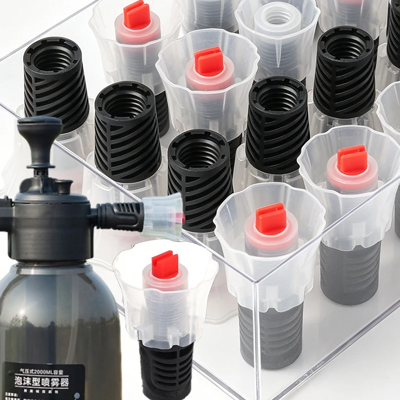 Universal Car Wash Liquid Foam Nozzle Manual Pump Foam Sprayer Replacement Accessories for Vehicle Cleaning Auto Detailing