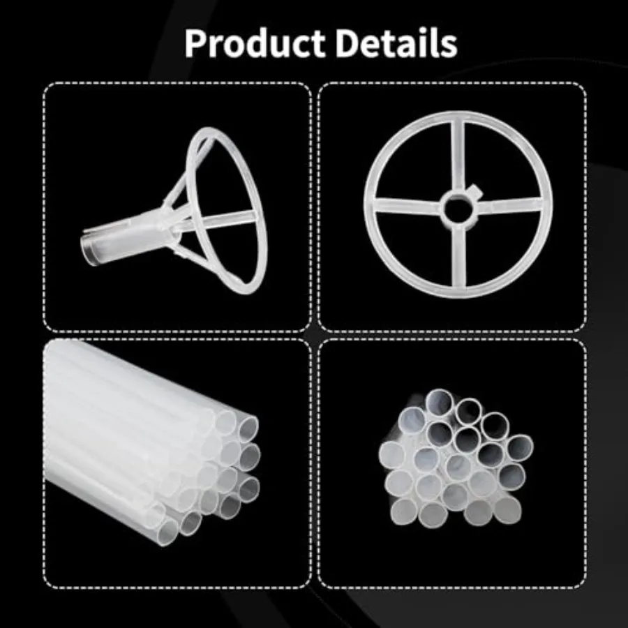 Balloon Sticks with Cups Clear Balloon Holder Stick Stand 15Inch to 32Inch Large and Long Party Balloon Stand for Bobo Balloons view 4