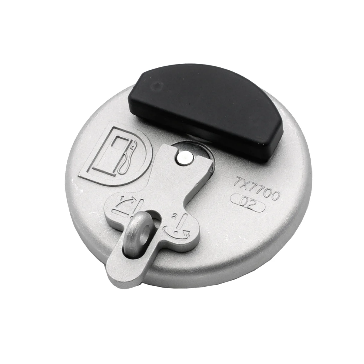 Locking Fuel Tank Cap 7X7700 for Caterpillar CAT Dozer Excavator D6R D5C 311D 312D 320D 321D 323D Gray