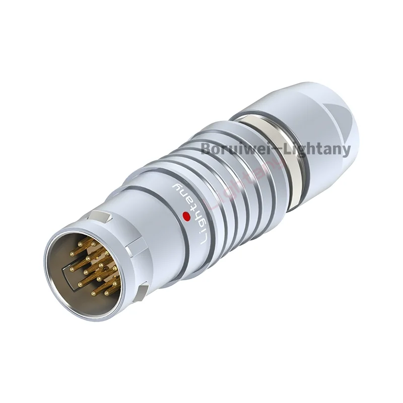 

FGG.1B.310.CLAD52 10PIN 2.5A Straight Self-locking Plug with Protective Sleeve Push Pull Connector