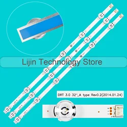 LED strip For 32LB561V 32LB563D 32LB550B 32LF551V 32LY761H 32LB551A 32LB620B 32LF5500 32LF580U 32LX330H 32LF650V