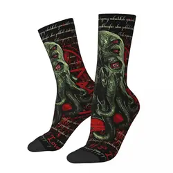 Hip Hop Retro Octopus Crazy Men's Socks Cthulhu Mythos Unisex Harajuku Seamless Printed Novelty Happy Crew Sock Boys Gift