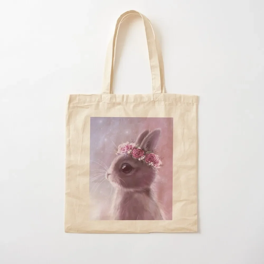 

Fairy bunny Tote Bag bags for women shopping bags foldable Cloth bags shopper bag woman Tote Bag