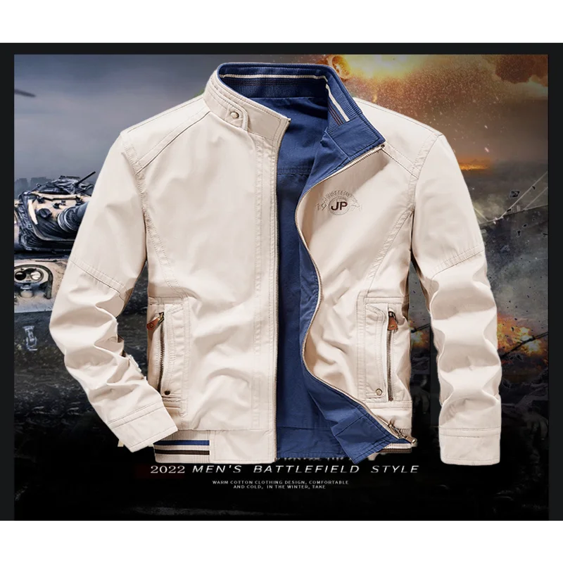 Tactical Jackets Mens Sweat-shirts Winter Outfits Windbreaker Designer Clothes Work Wear Spring Double Sided Jacket Bomber Coat