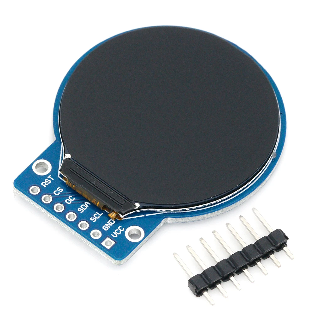 Tft-scherm 1.28 Inch Tft Lcd-scherm Module Ronde Rgb 240*240 GC9A01 Driver 4 Draad Spi-interface 240X240 Pcb Voor Arduino