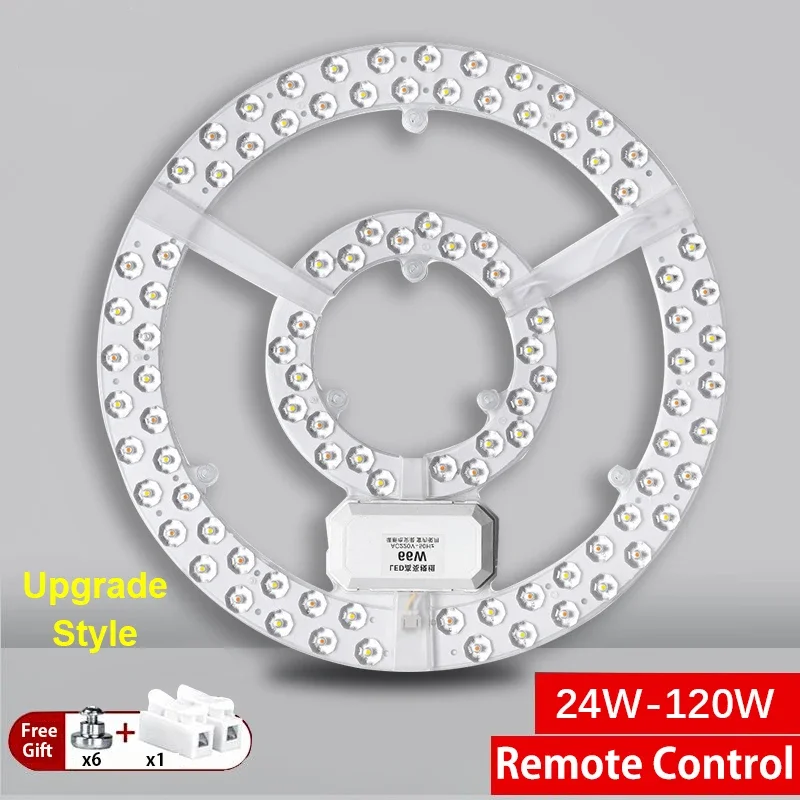 LED Panel Light 220V-240V Ceiling Light LED Module 24W-120W Round Ring Replacement LED Light Board for Indoor Ceiling Lighting