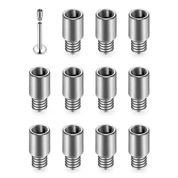 G23 Titanium Alloy 14G/16G Threaded Extension Bars 2mm - Piercing Jewelry for Tongue, Navel, and Lip Studs