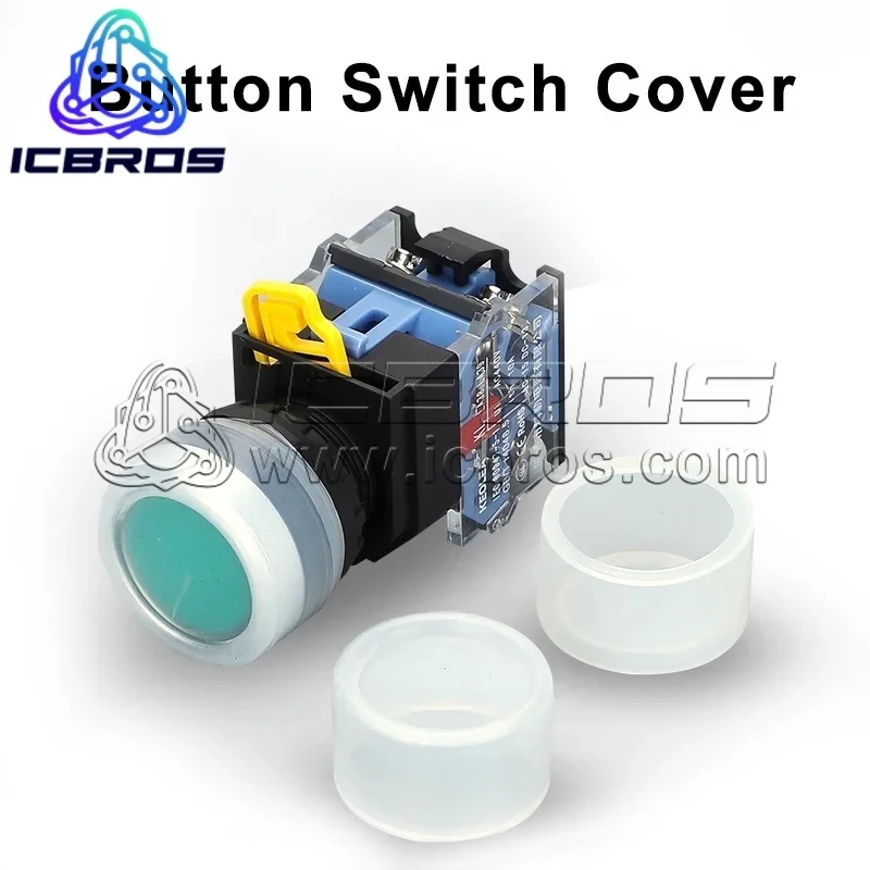 Button Switch Sealing Dustproof Cover Silicone Material 22/25mm Signal Light Waterproof Cap