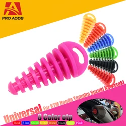 Motorcycle exhaust pipe plug PVC exhaust plug cleaning plug sleeve For KTM SXF XCF EXCF XCFW Husqvarna Motocross Universal Parts