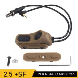 Tactical AXON remote control switch, SF/2.5///crane plug, flashlight PEQ NGAL laser button, pressure switch hand