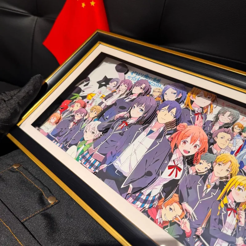 My Teen Romantic Comedy SNAFU 3D Layered Paper Art Shadow Box, Anime Desktop Display & Collector's Gift - Hachiman Yukino