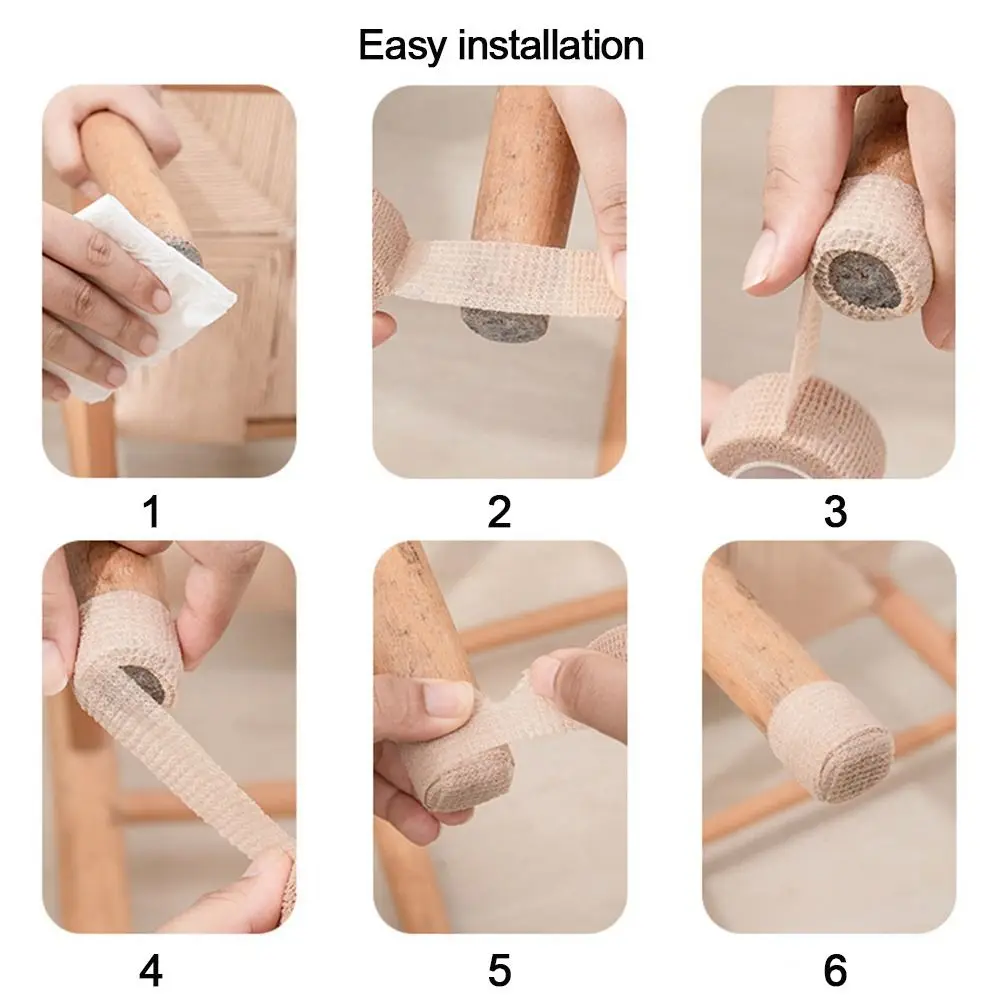 Furniture Pad Self-adhesive Chair Foot Pad Silent Anti Slip Foot Cover Table Leg Protection Felt Furniture
