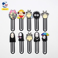 Miyazaki Hayao Cartoon Anime Metal Bookmark Cute Creative Niche High-end Exquisite Children's Supplies for StudentspvcBookmark