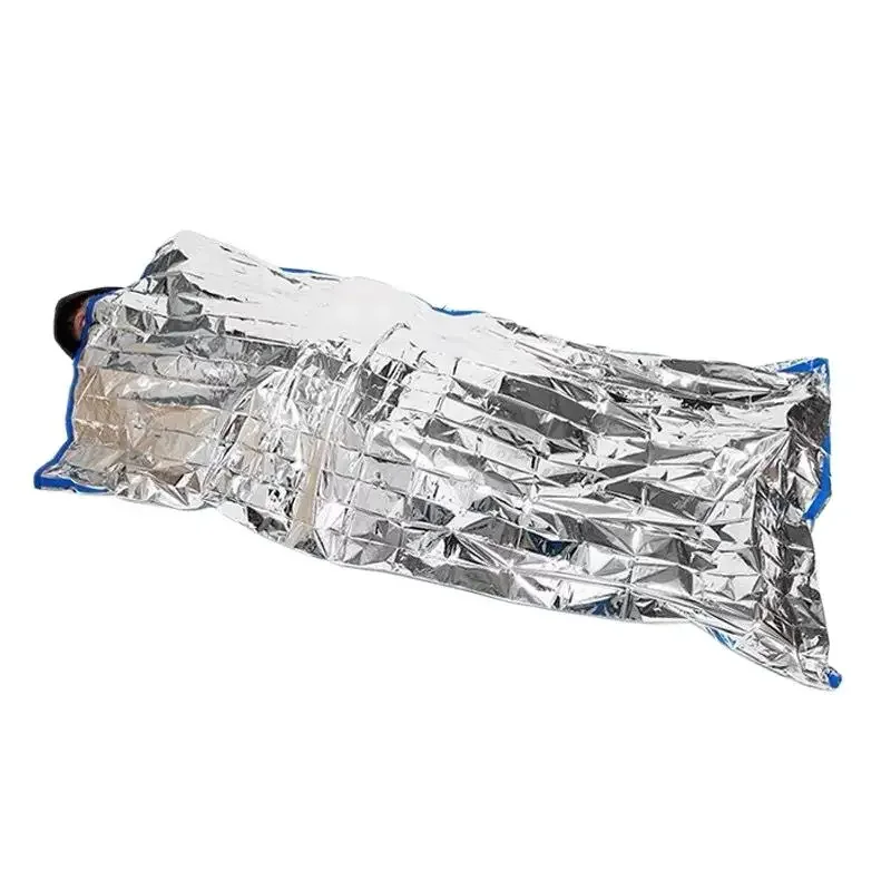 المحمولة مقاوم للماء الطوارئ بقاء كيس النوم في الهواء الطلق Edc التخييم والعتاد كيس حراري الإسعافات الأولية طقم الإنقاذ بطانية مايلر