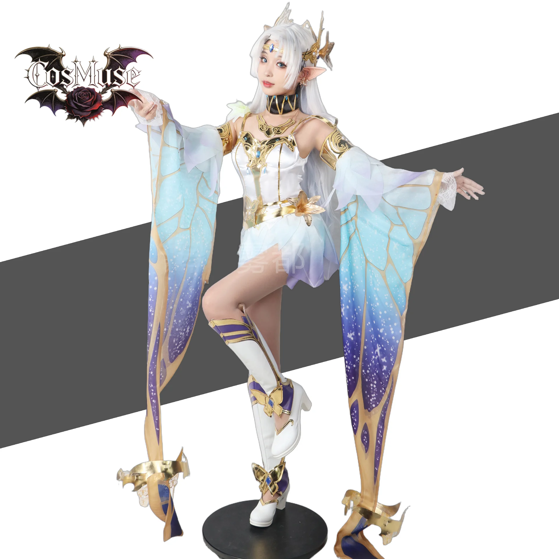 

Anime King Glory Suit Diao Chan Version of Golden Midsummer Uniform Night's Dream Halloween Cosplay Costume Suits rl