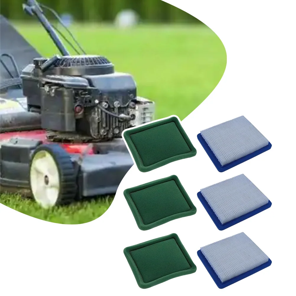 Air Filter Kit For 491588S 493537 5043A 5043D 20334 Walk-Behind Lawn Mower With Pre-Filter Sponge Replacement Parts