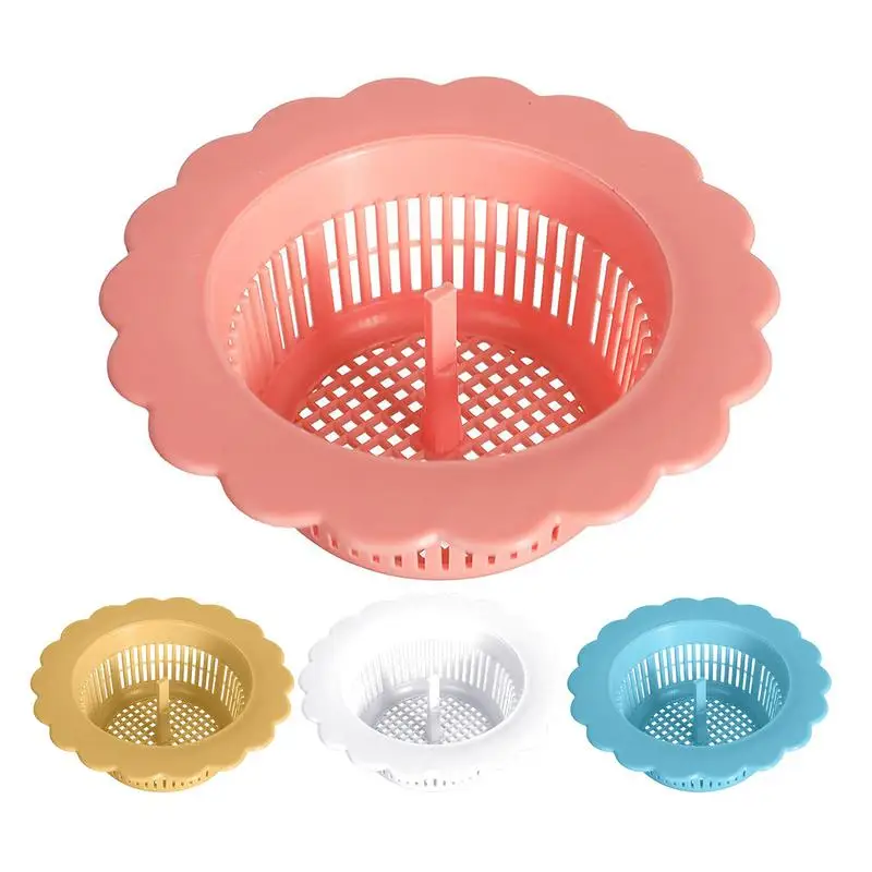 Sink Strainer Kitchen Sink Filter Strainer Handle Design Sink Sieve Drain Catcher Waste Collector for Bathroom and Kitchen