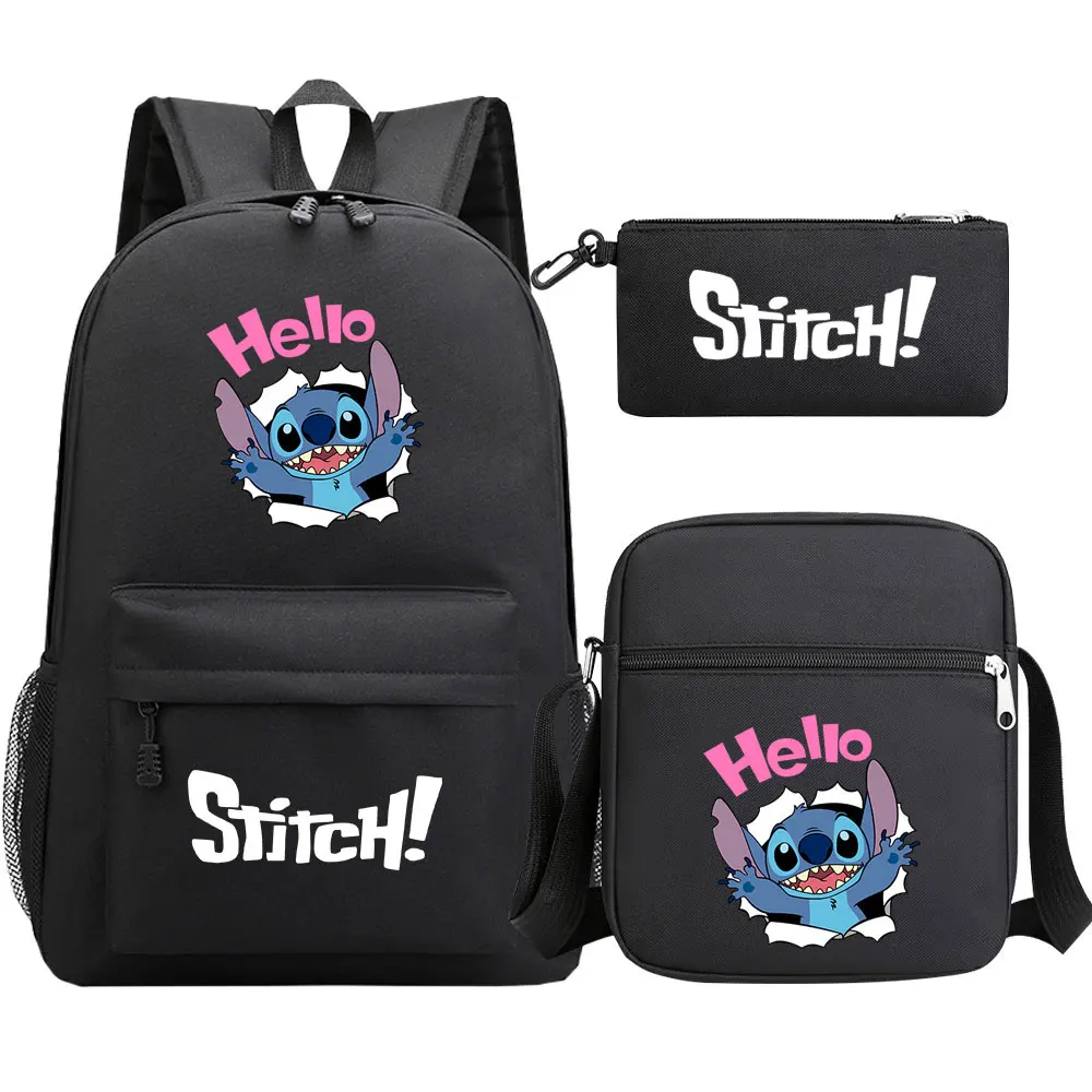 Stitch Children School Bags Orthopedic Backpack Kids School Boys Mochila Infantil Catoon Bags