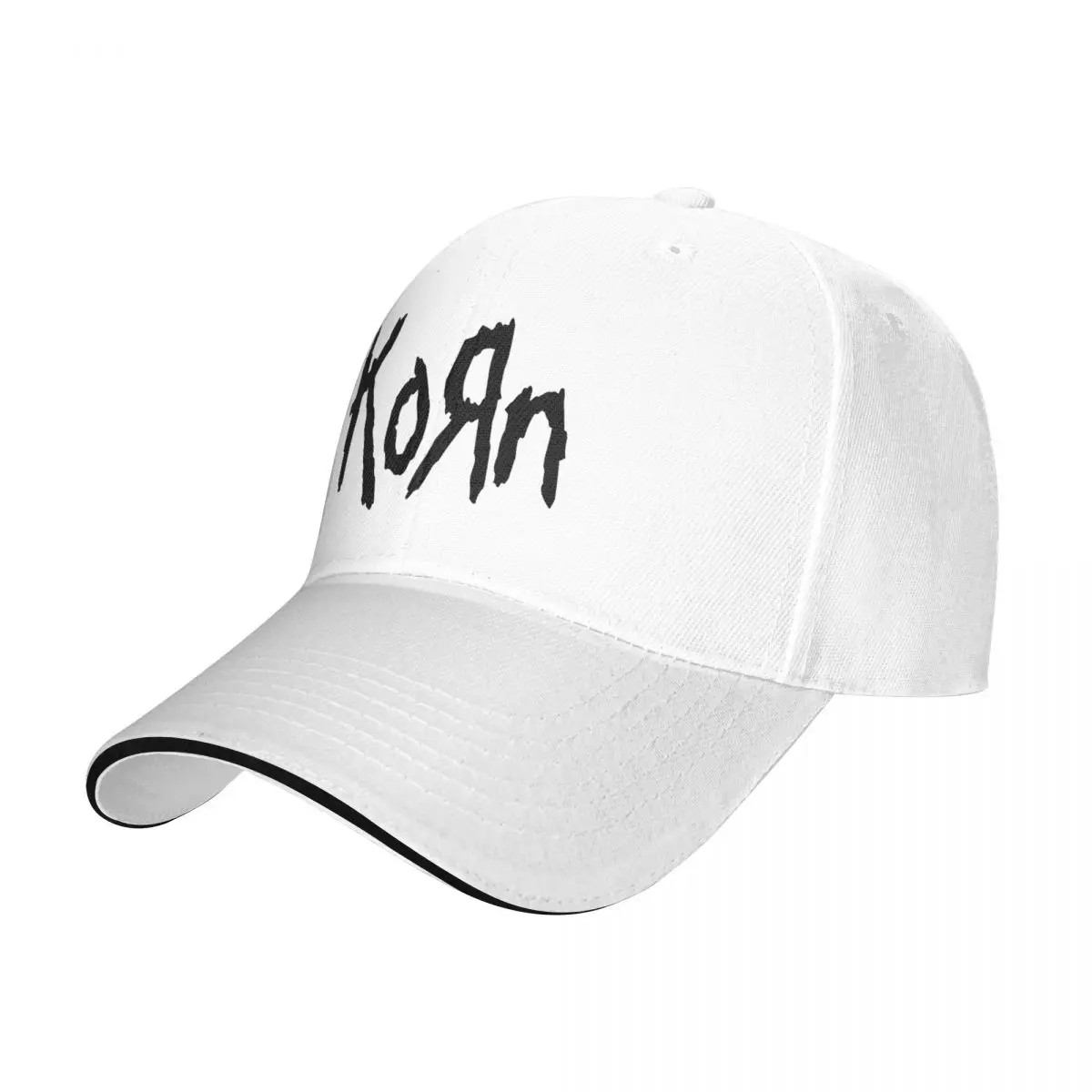 Korn Logo Baseball Caps Casual Rock Music Sandwich Hat Unisex Adjustable Dad Hat Activities