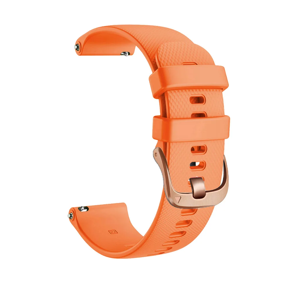 22 มม.20 มม.สําหรับนาฬิกา Garmin Forerunner 165 55 645 245 265 255 สร้อยข้อมือซิลิโคน Vivoactive 5 4 Venu 3 2 Plus สายรัดข้อมือ