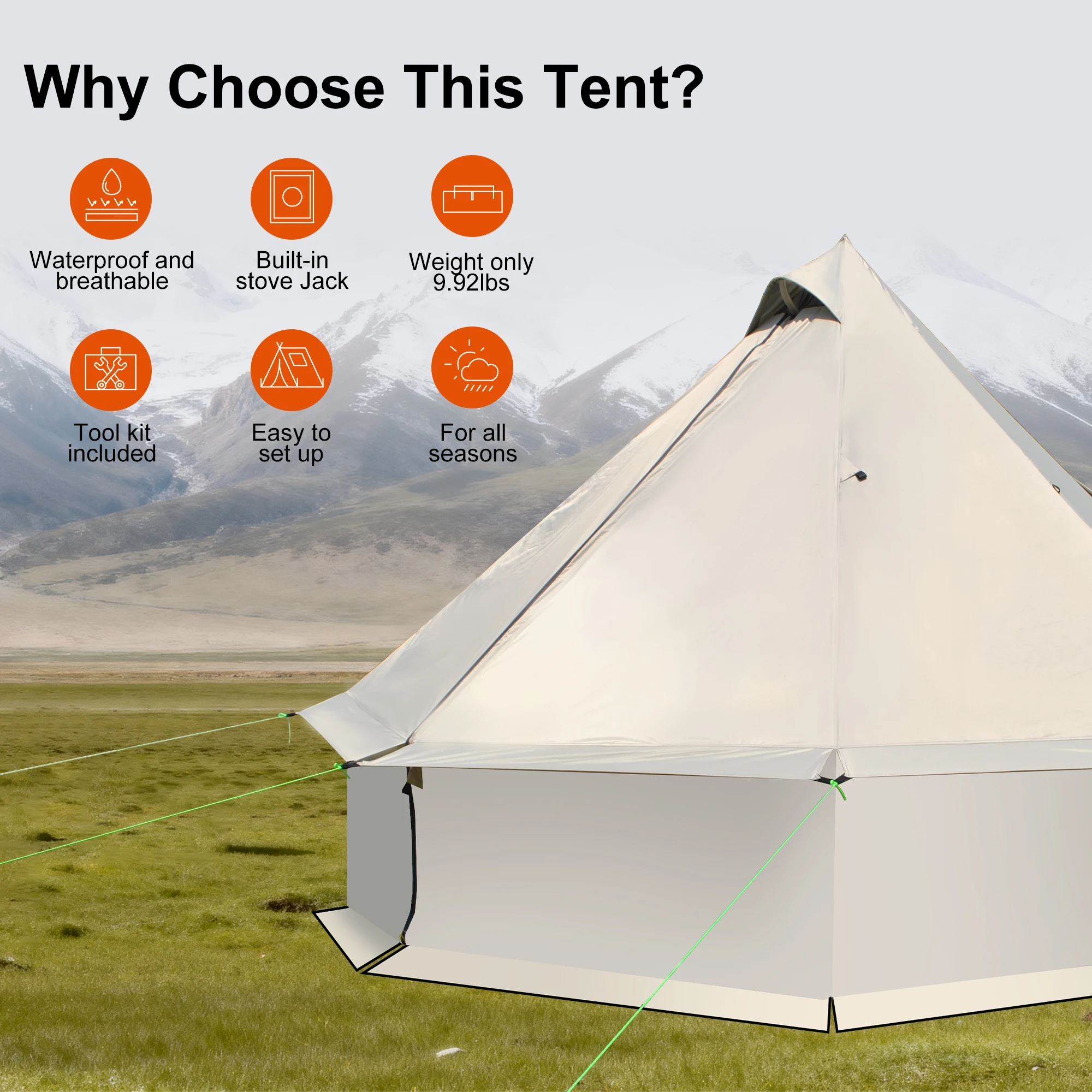 Namiot Jurta Oxford Piramida d – Outdoor Yurt Camping recenzja i cena