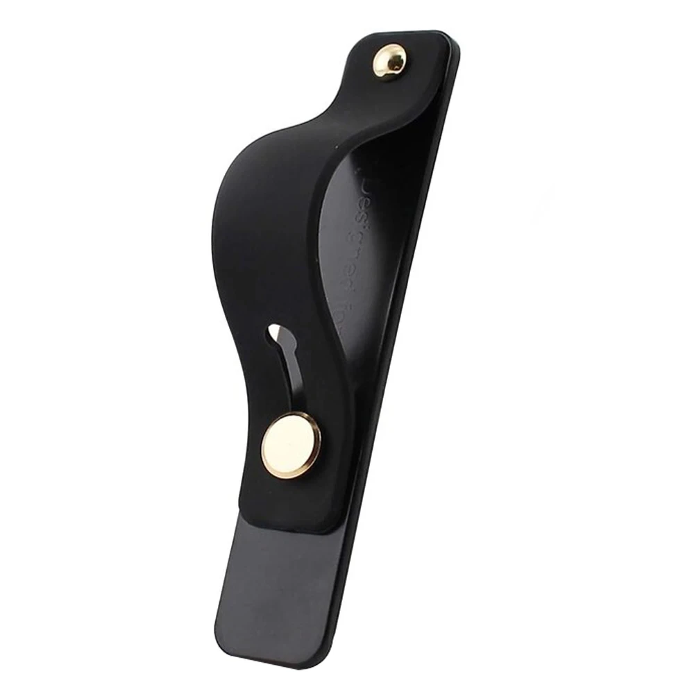 Polbandje, handband, vingergreep, mobiele telefoonhouder, standaard, push-pull, universele effenkleurige telefoonhouder voor iPhone en Xiaomi