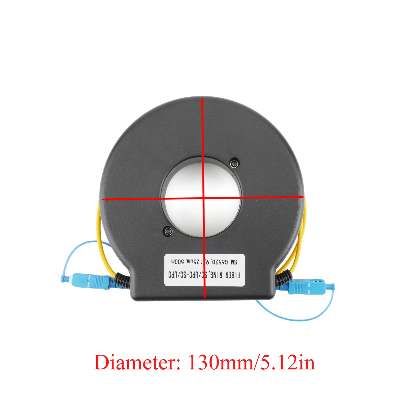 1PCS OTDR Launch Cable Fiber Mini Fiber Extension Cord Test Box With UPC/SC Connector Dead Zone Eliminator For Loss Test