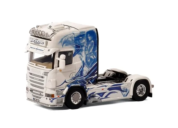 Collectible Alloy Toy Model WSI 1:50 Scale SCA-NIA R6 4X2 Delivery Transport Truck Tractor Vehicles DieCast Model Toy Gift