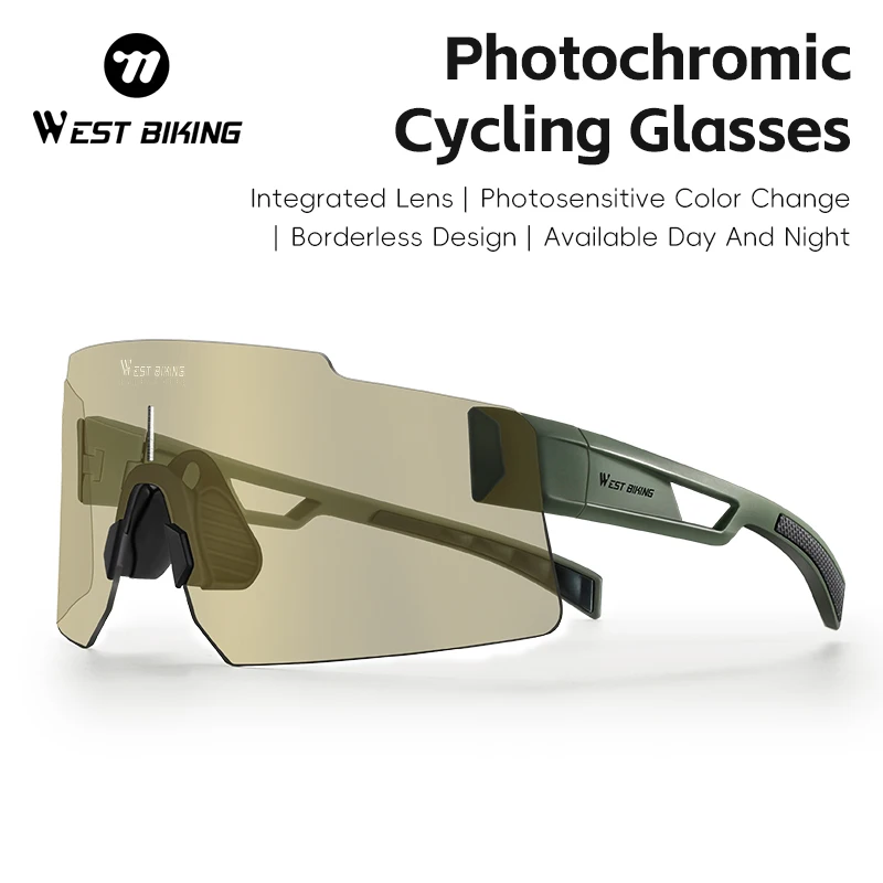 

WEST BIKING Sunglasses UV400 Cycling Eyewear Outdoor Sport Men Women TR90 Goggles Mtb Bike Bicycle Eyeglasses Sun Glasses
