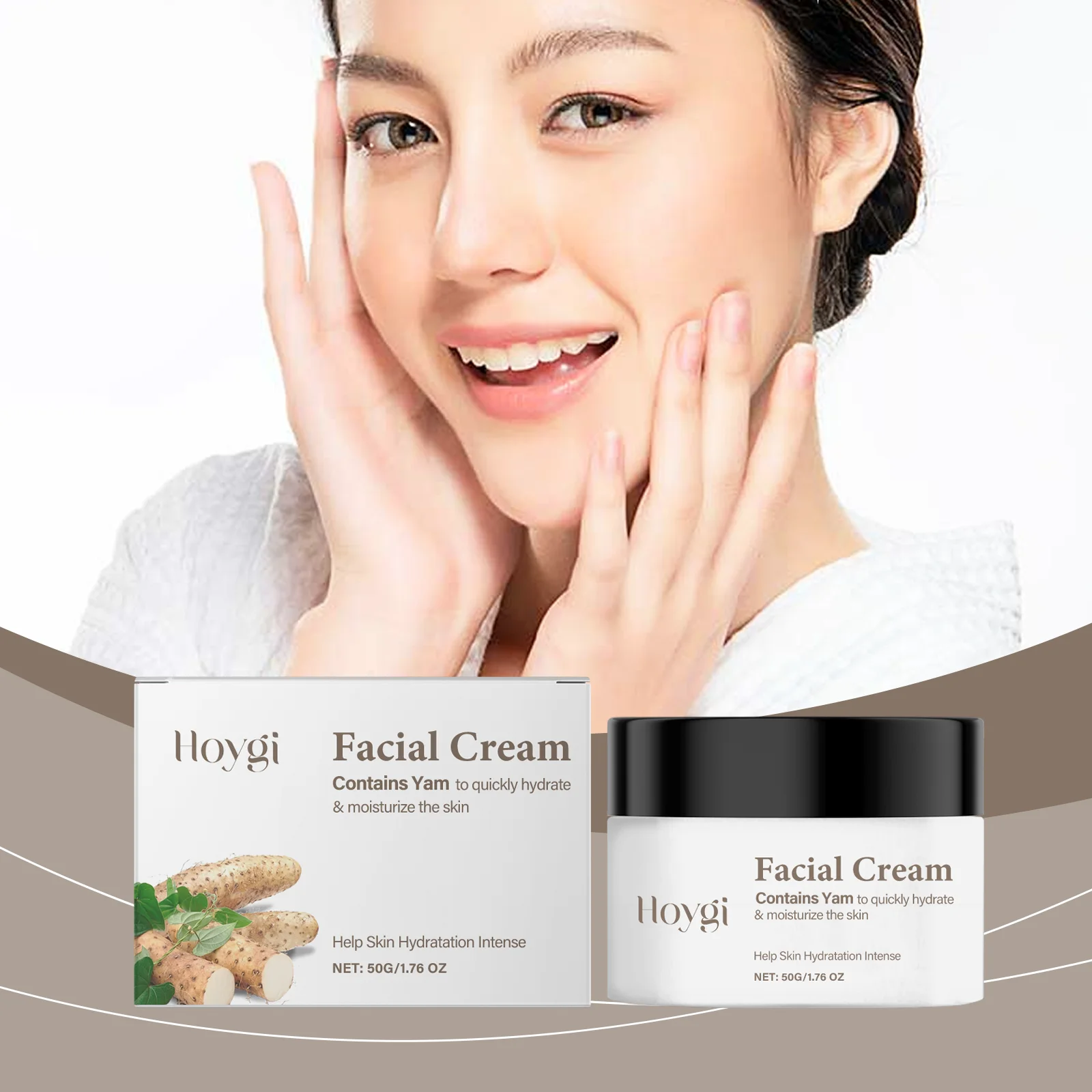 Crème pour le visage – Hydratant à hydratation intense pour peaux sèches et déshydratées