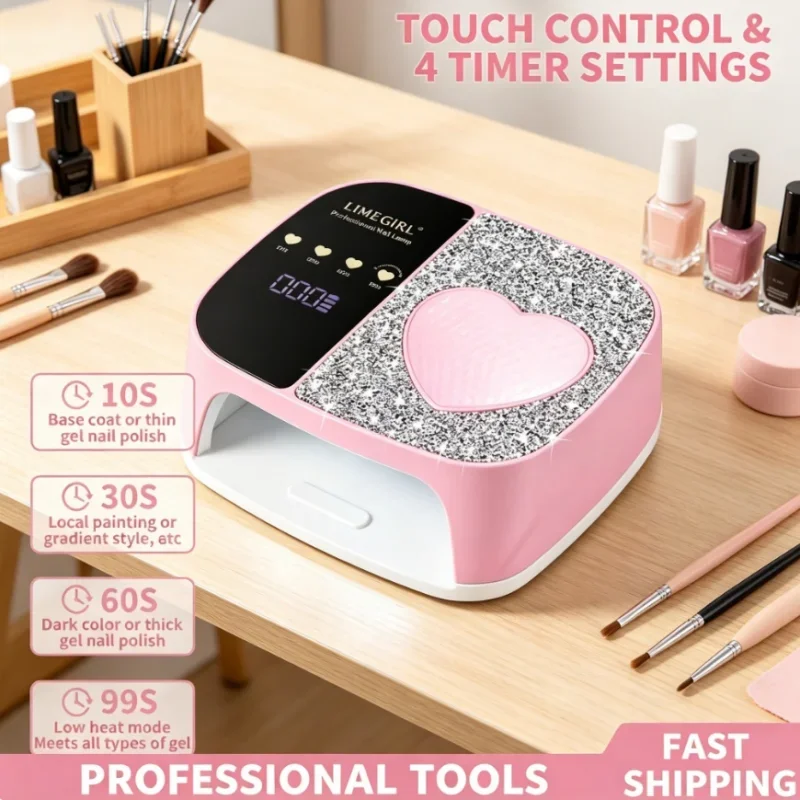 

Beauty Equipment 36 LEDs Wireless UV LED Nail Lamp Dryer Rechargeable Nail Light for UV Gel Polish And Acrylic Nails