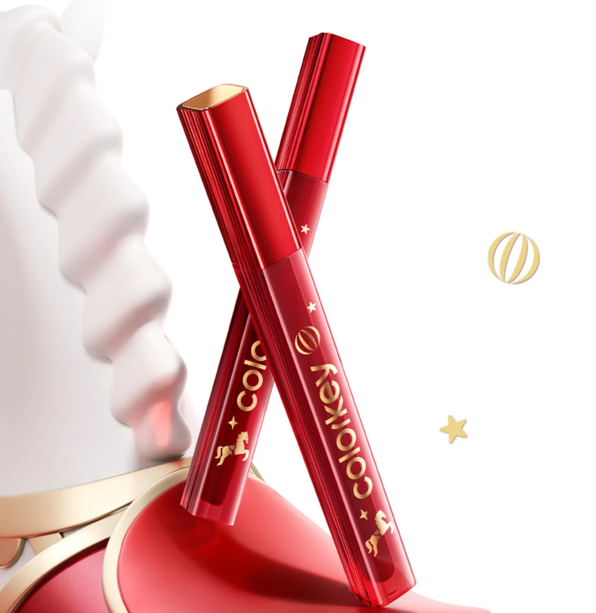 Colorkey Water Mist Lip Tint Liquid Lipstick 2026 New Year Color Lip Gloss Moisturizing Colored Makeup Cosmetics