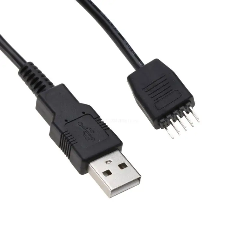 9-Pin USB Male Header to Single USB Type A Male Cable Dropship