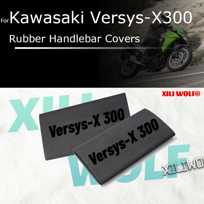 

Термоусадочные захваты для Kawasaki Versys X300 Versys650 мотоциклетные универсальные Нескользящие резиновые заглушки на руль