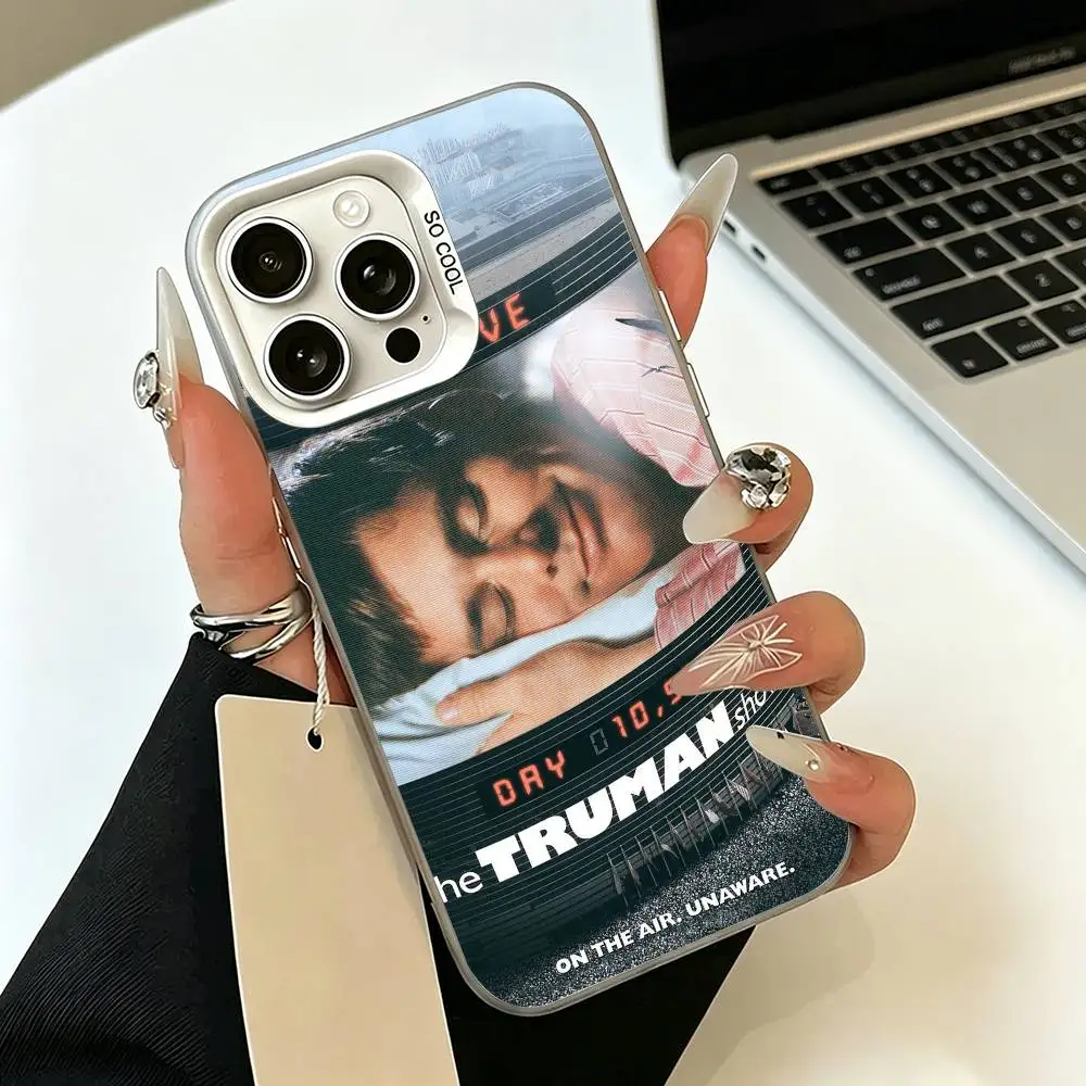 Actor Jim Carrey Phone Case For iPhone 17,16,15,14,13,12,11 Plus,Pro Max,XS,White Silver  phone case