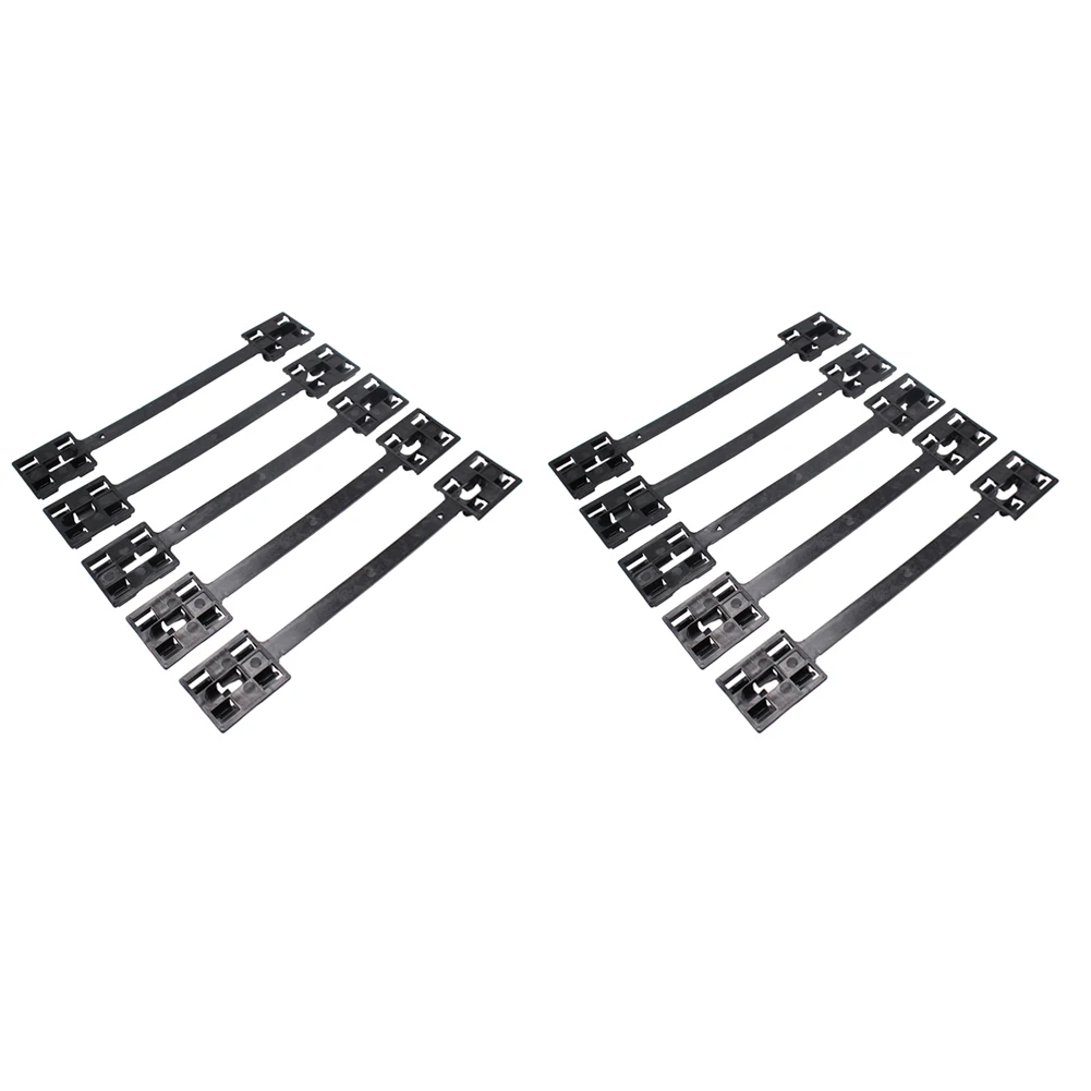 10 Pcs Car Black ABS Door Sill Strip Clips Compatible With For Opel Astra Corsa Zafira A For Vectra OEM 164987 9174457