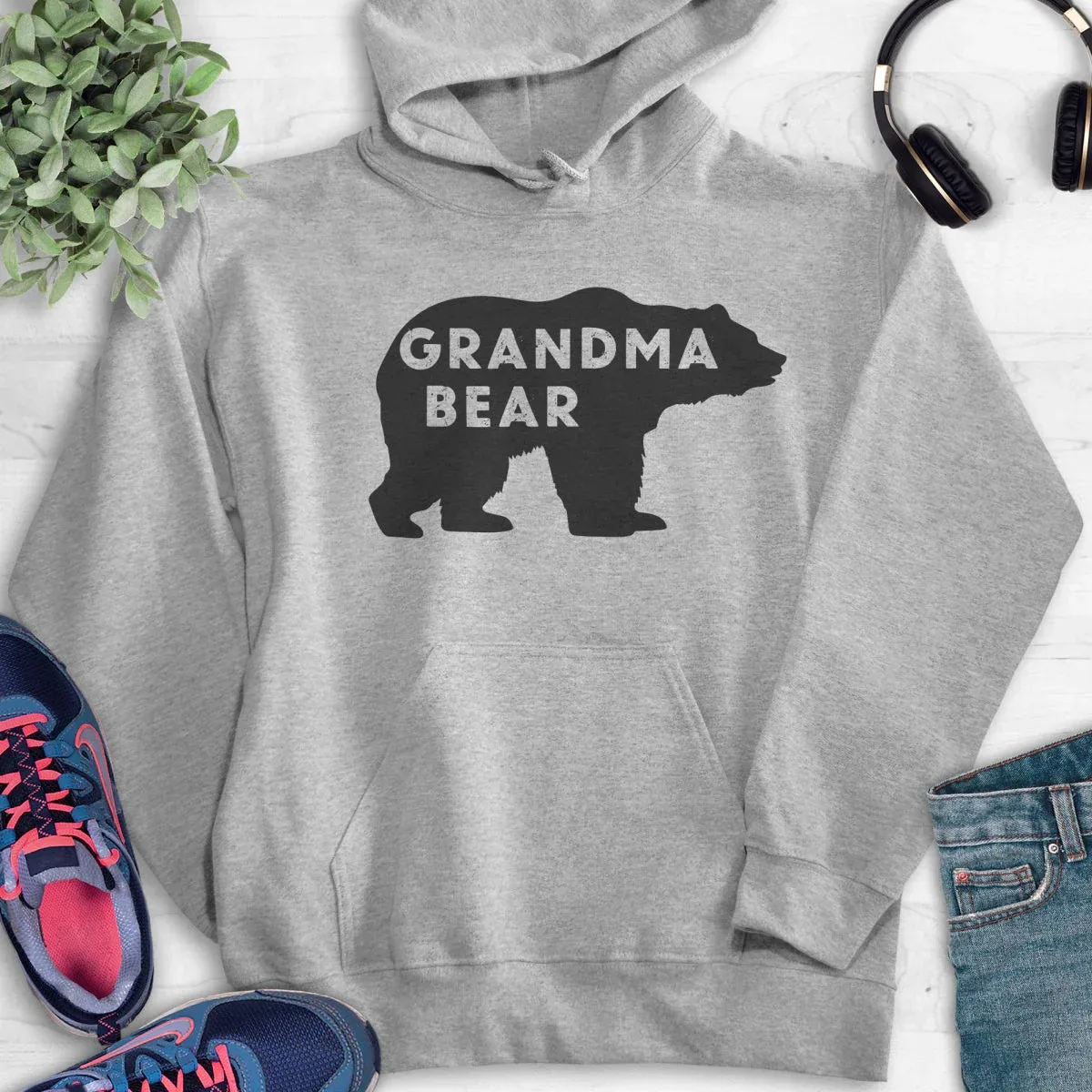 

Grandma Bear Hoodie Men's and Women's Long Sleeve Hooded Sweatshirt Pullover Tops Sportswear Men Clothing Streetwear