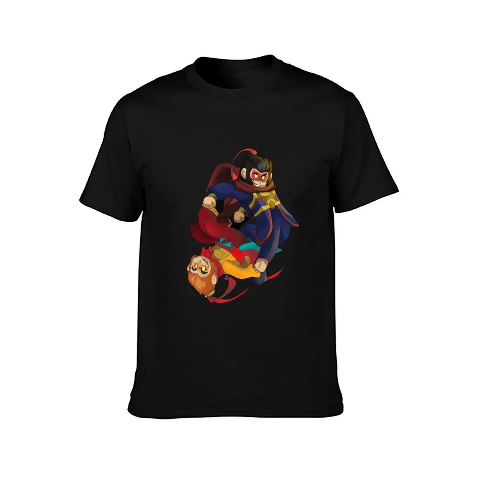 Monkie Kid: Macaque & Monkey King T-Shirt cotton t shirts man 100% T-Shirt