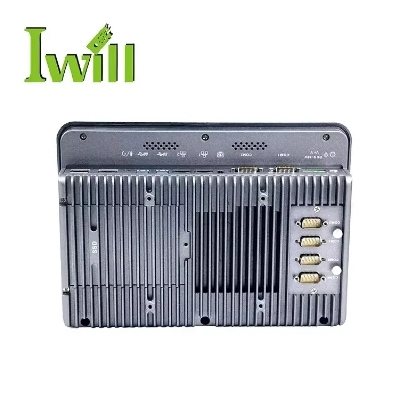 2026 Win11 All In One Industrial Computer 4205U Dual Core 10.1 Inch Wall Mount Fanless Capacitive Touch Screen Panel Pc