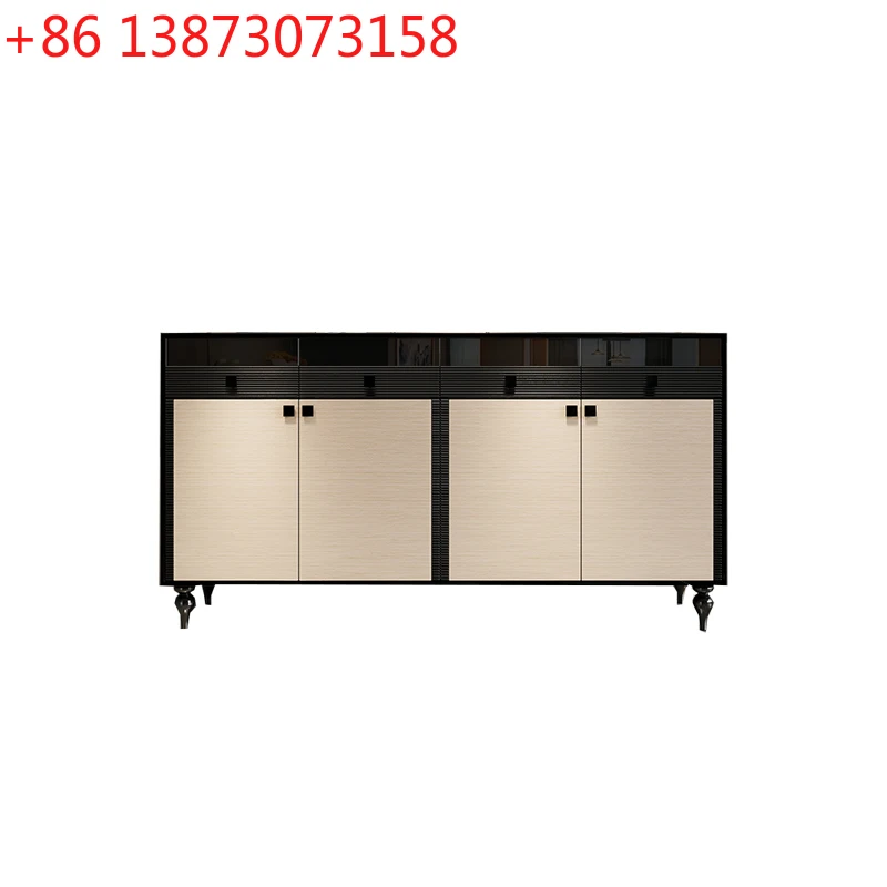Paint light luxury porch cabinet modern simple Italian side cabinet living room home locker home decoration cabinet