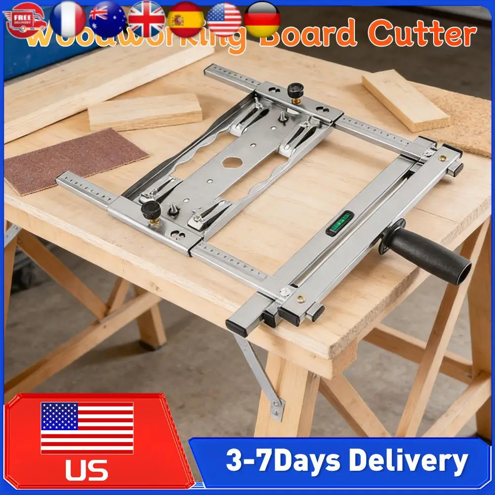 

Woodworking Cutting Guide Rail Electric Circular Saw Quick Positioning Backing Board Cutter Router Machine Multifunction Tools ﻿